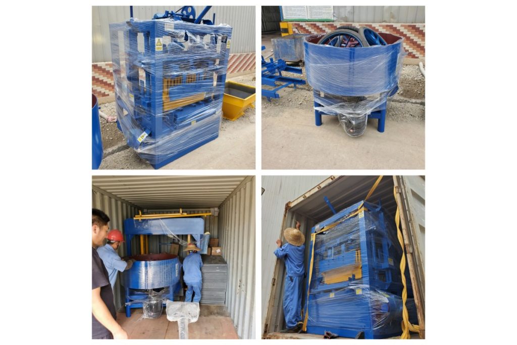 delivery block machine